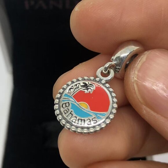 ✨🔥Pandora Bahamas Charm Bahamas Travel Vacation Dangle Charm - Picture 4 of 5